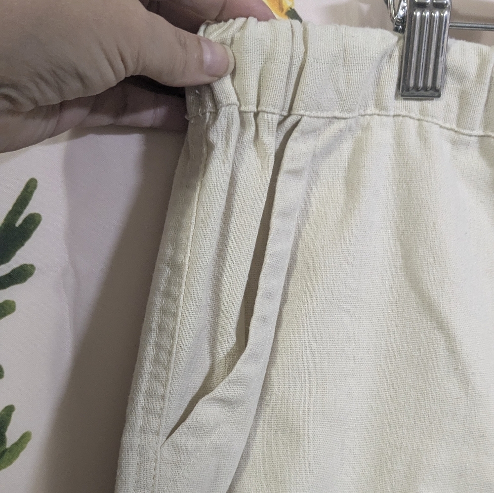 Utcoco Cream Drawstring Pants - Picture 2 of 7